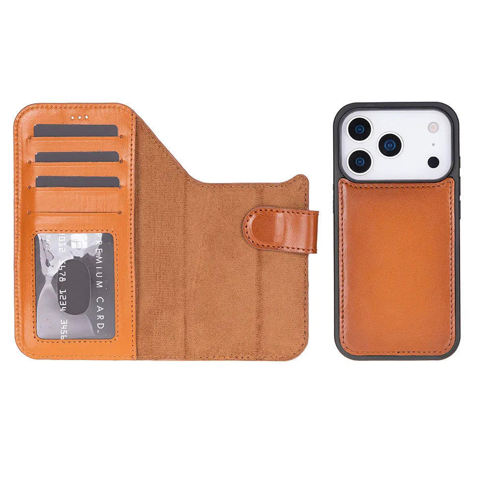 Magic iPhone 18 Pro Leather Detachable Wallet Case Bouletta