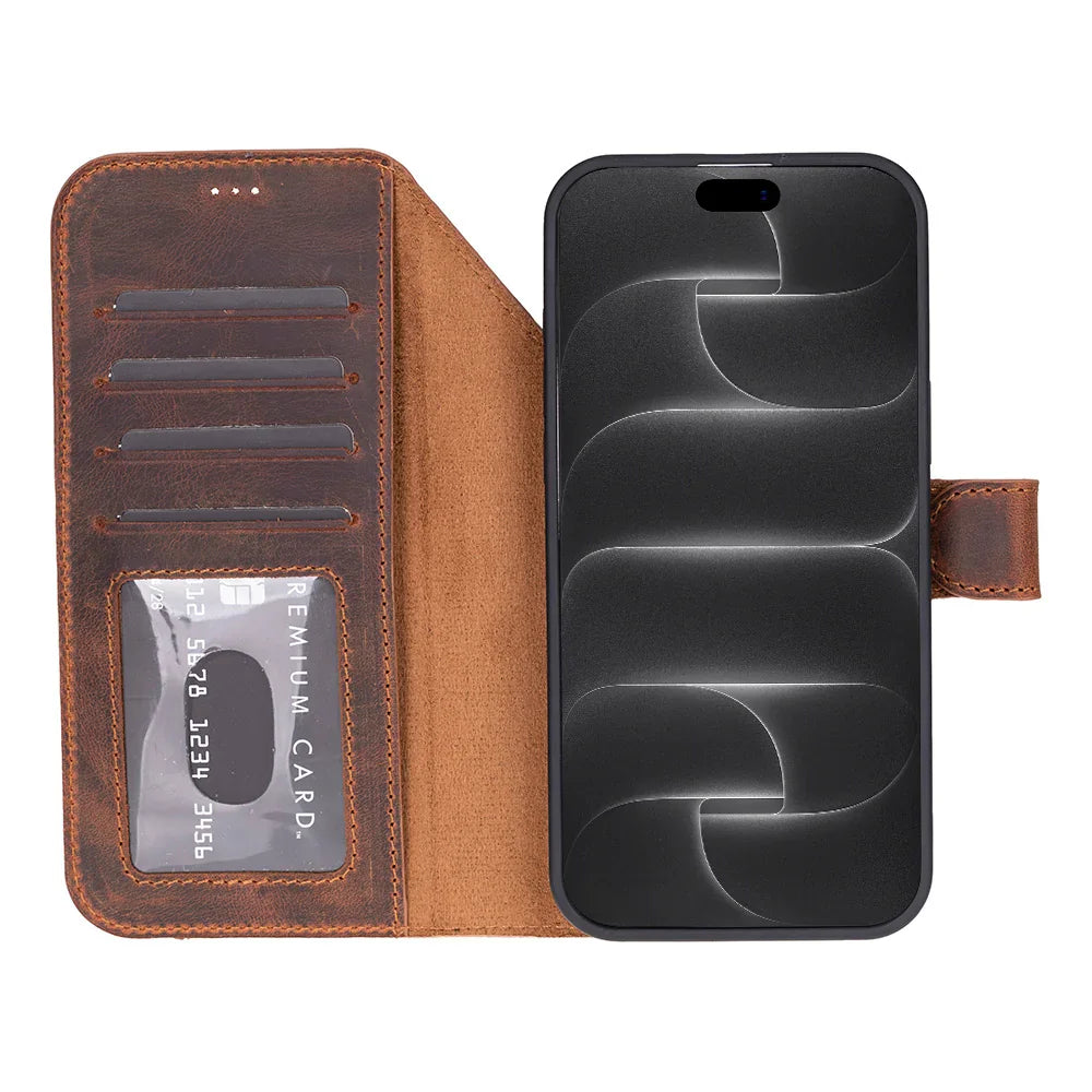 Magic iPhone 18 Pro Max Leather Detachable Wallet Case Bouletta