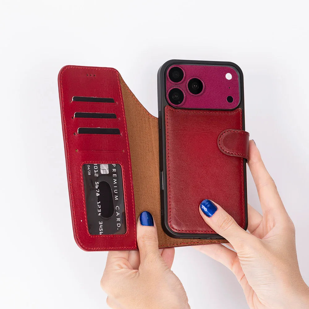 Magic iPhone 18 Pro Max Leather Detachable Wallet Case Bouletta
