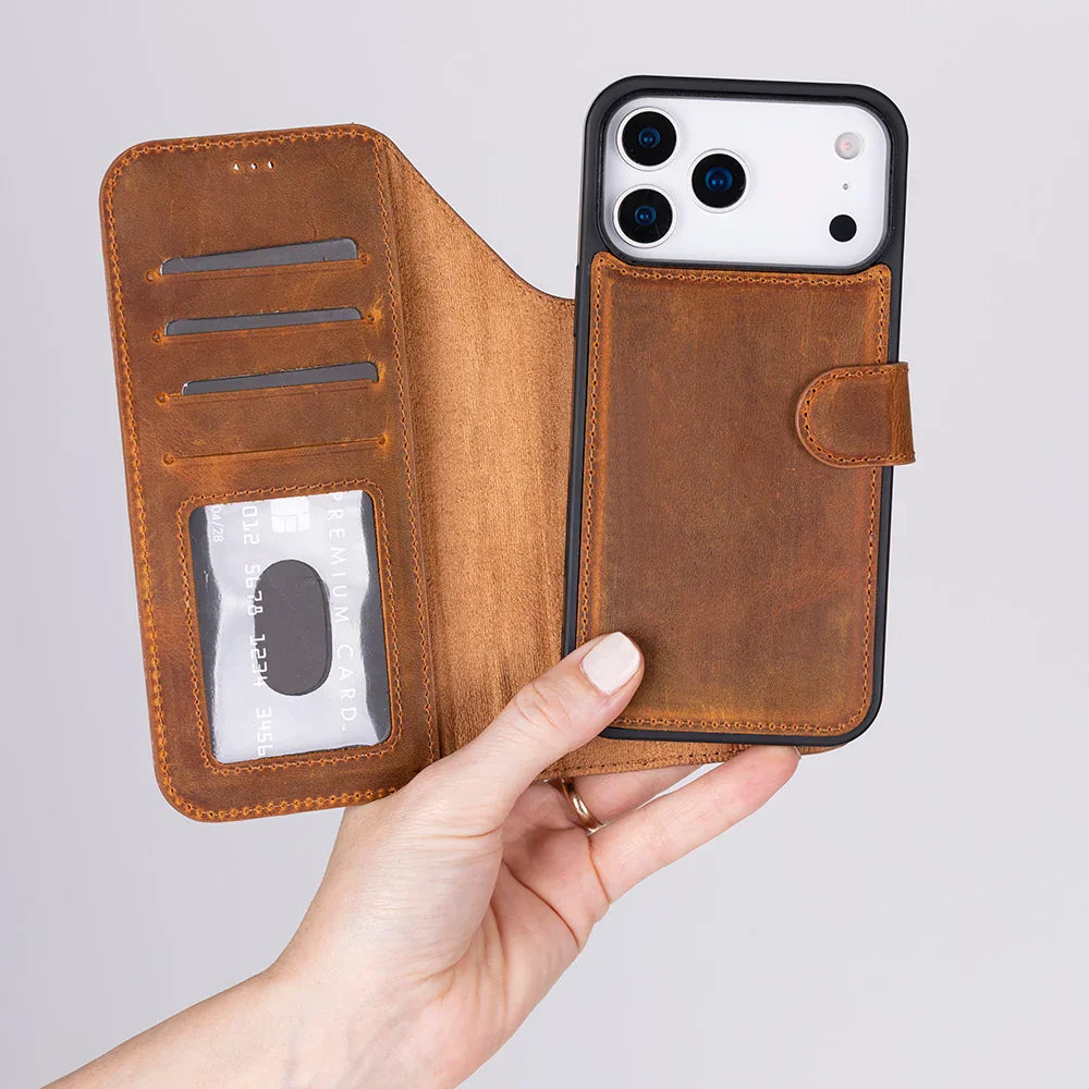 Magic iPhone 18 Pro Max Leather Detachable Wallet Case Bouletta