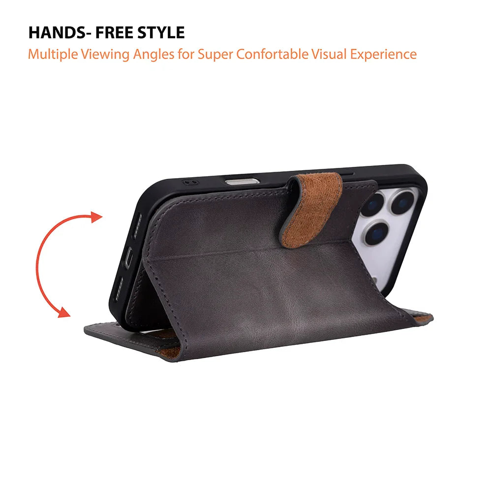 Magic iPhone 18 Pro Max Leather Detachable Wallet Case Bouletta