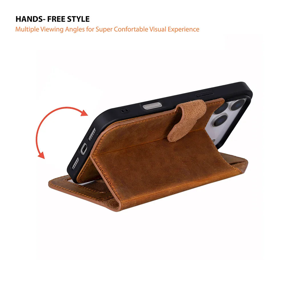 Magic iPhone 18 Pro Max Leather Detachable Wallet Case Bouletta