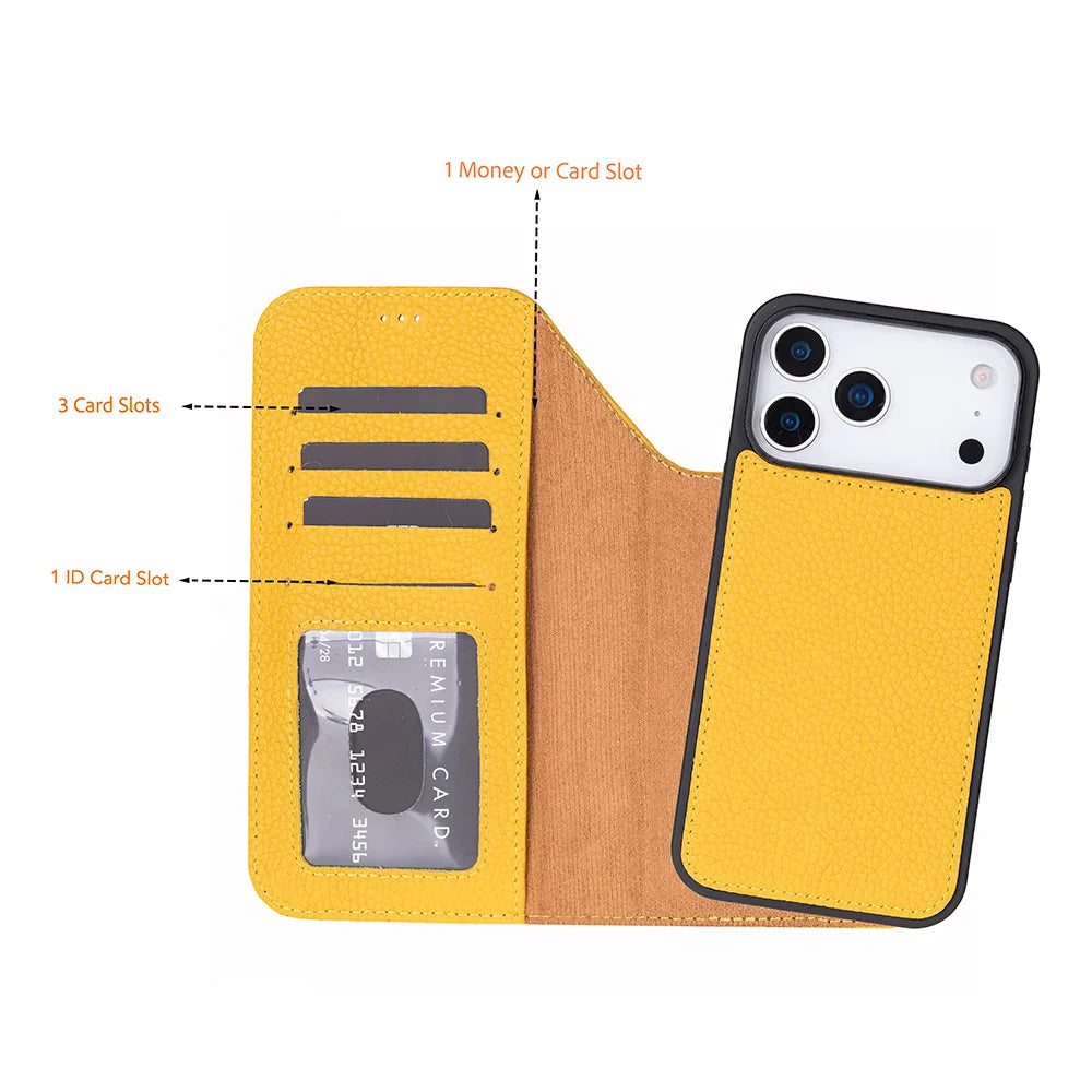Magic iPhone 18 Pro Max Leather Detachable Wallet Case Bouletta