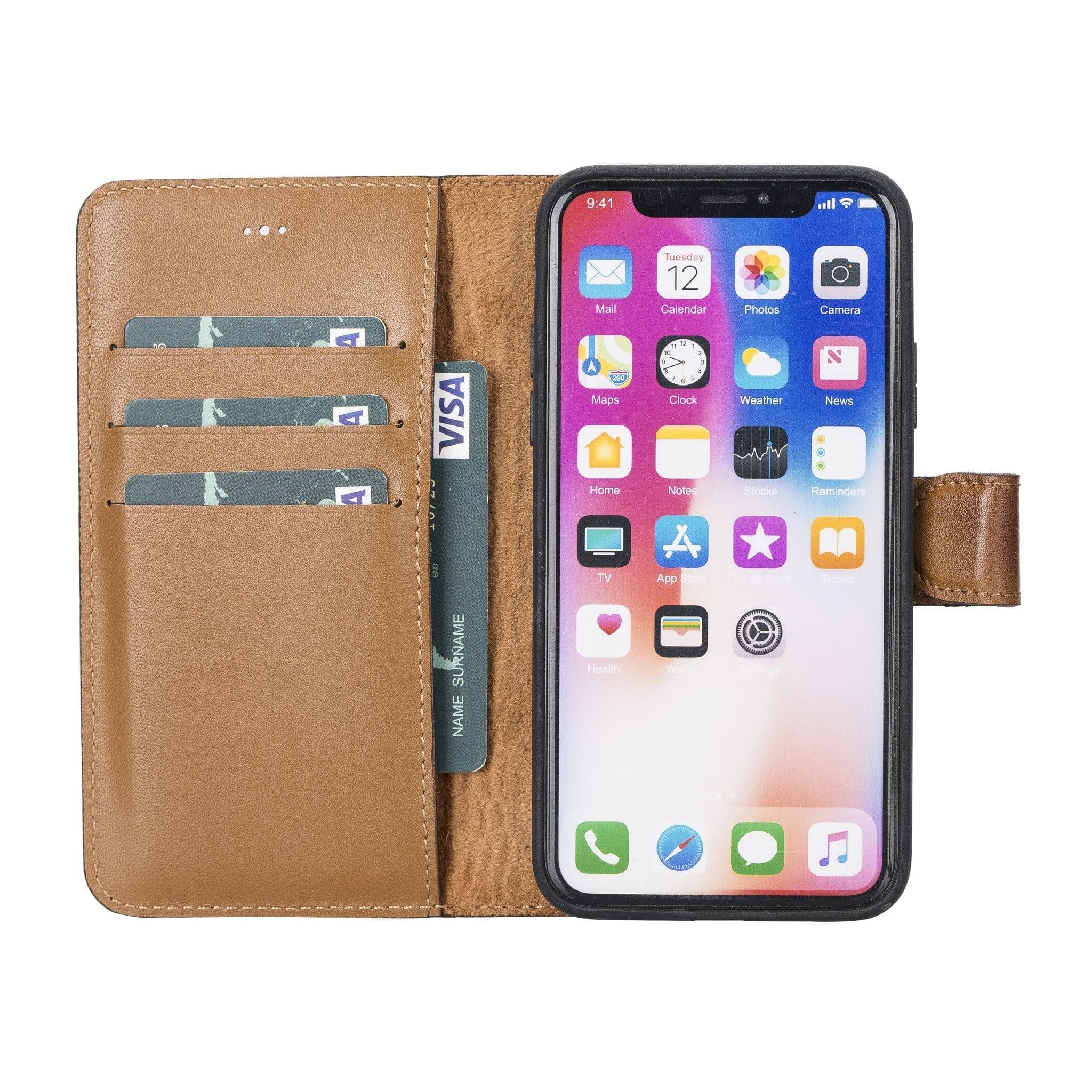 Magic iPhone X Series Detachable Genuine Leather Case / MW Bouletta