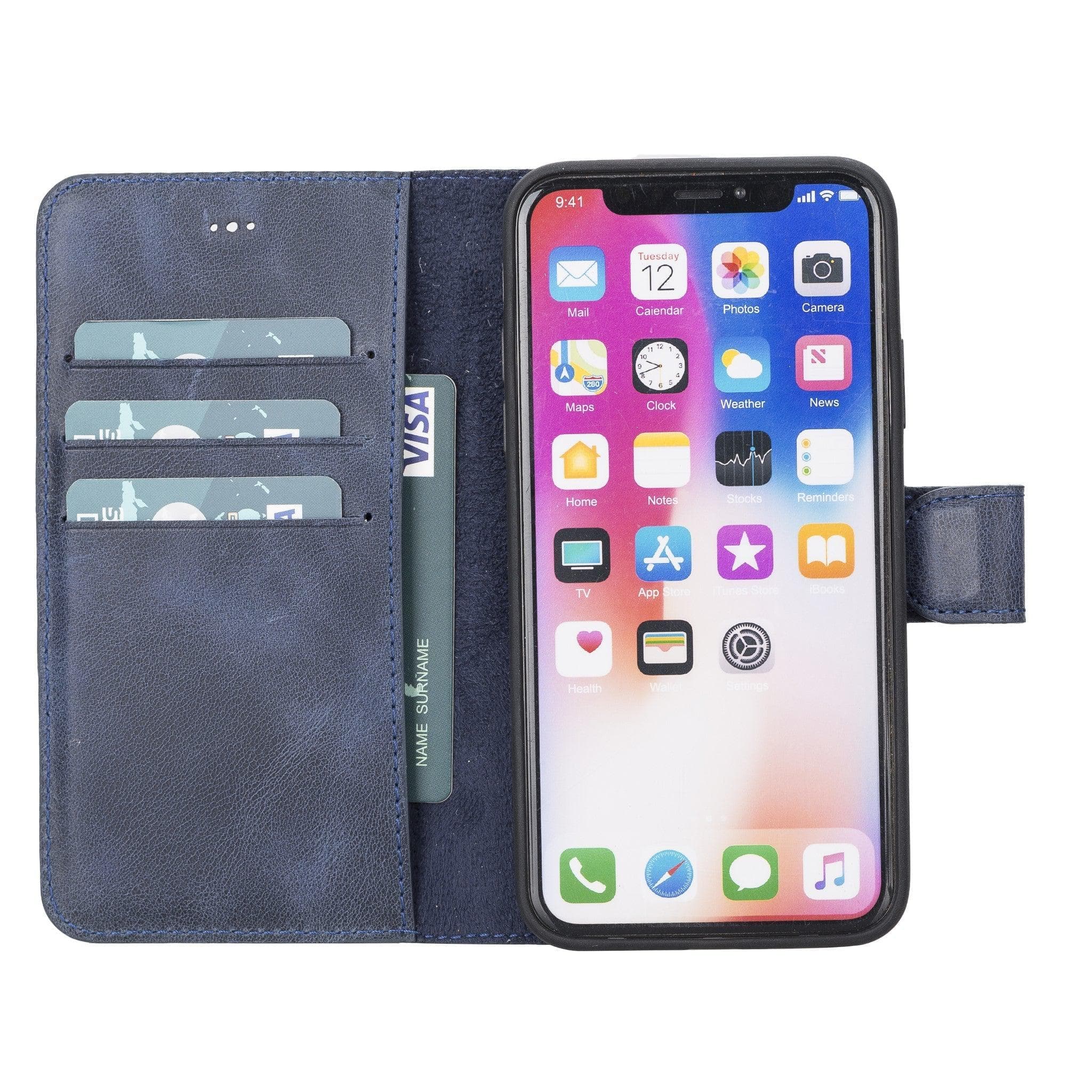 Magic iPhone X Series Detachable Genuine Leather Case / MW Bouletta