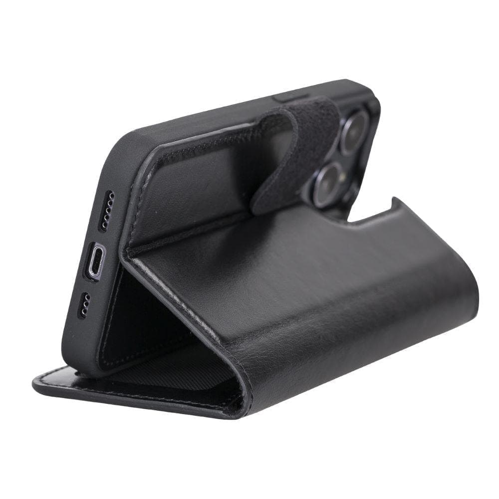 Magic iPhone13 Series Detachable Genuine Leather Wallet Case - MW UnBranded