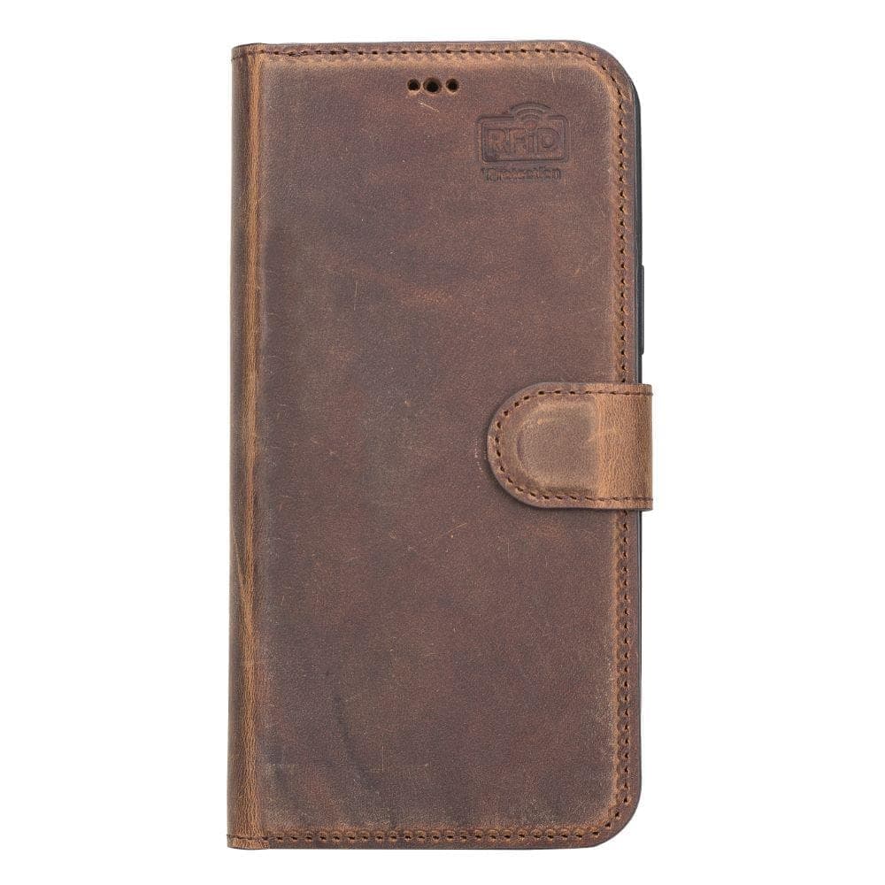 Magic iPhone13 Series Detachable Genuine Leather Wallet Case - MW UnBranded