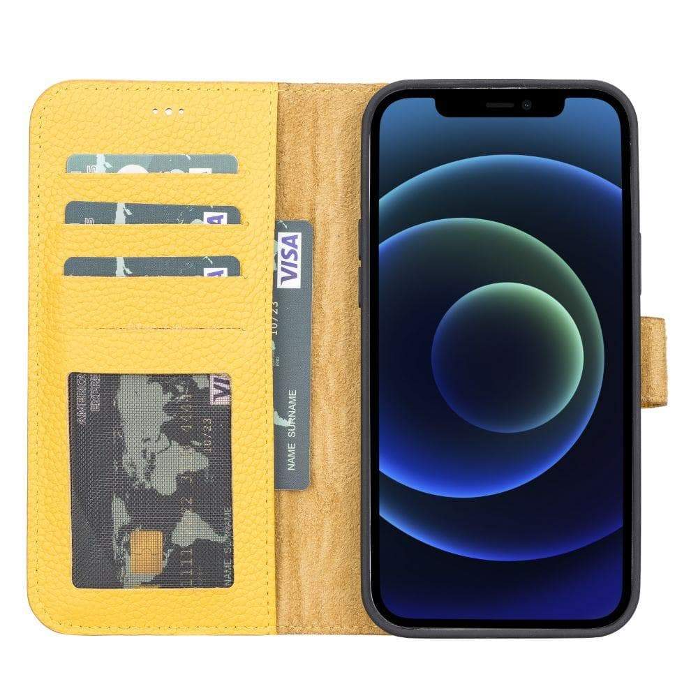 Magic iPhone13 Series Detachable Genuine Leather Wallet Case - MW UnBranded