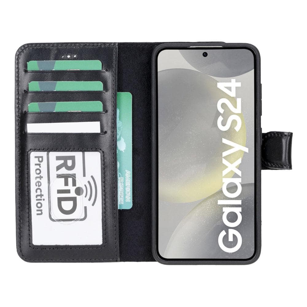 Magic Samsung Galaxy S25 Detachable Leather Wallet Case Bouletta