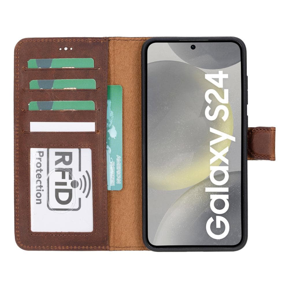 Magic Samsung Galaxy S25 Detachable Leather Wallet Case Bouletta