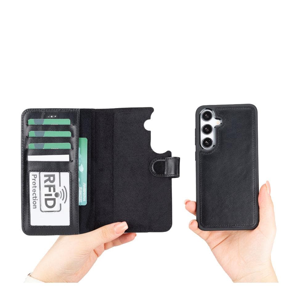 Magic Samsung Galaxy S25 Detachable Leather Wallet Case Bouletta