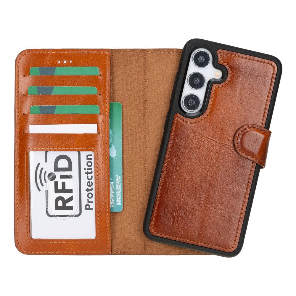 Magic Samsung Galaxy S25 Detachable Leather Wallet Case Bouletta