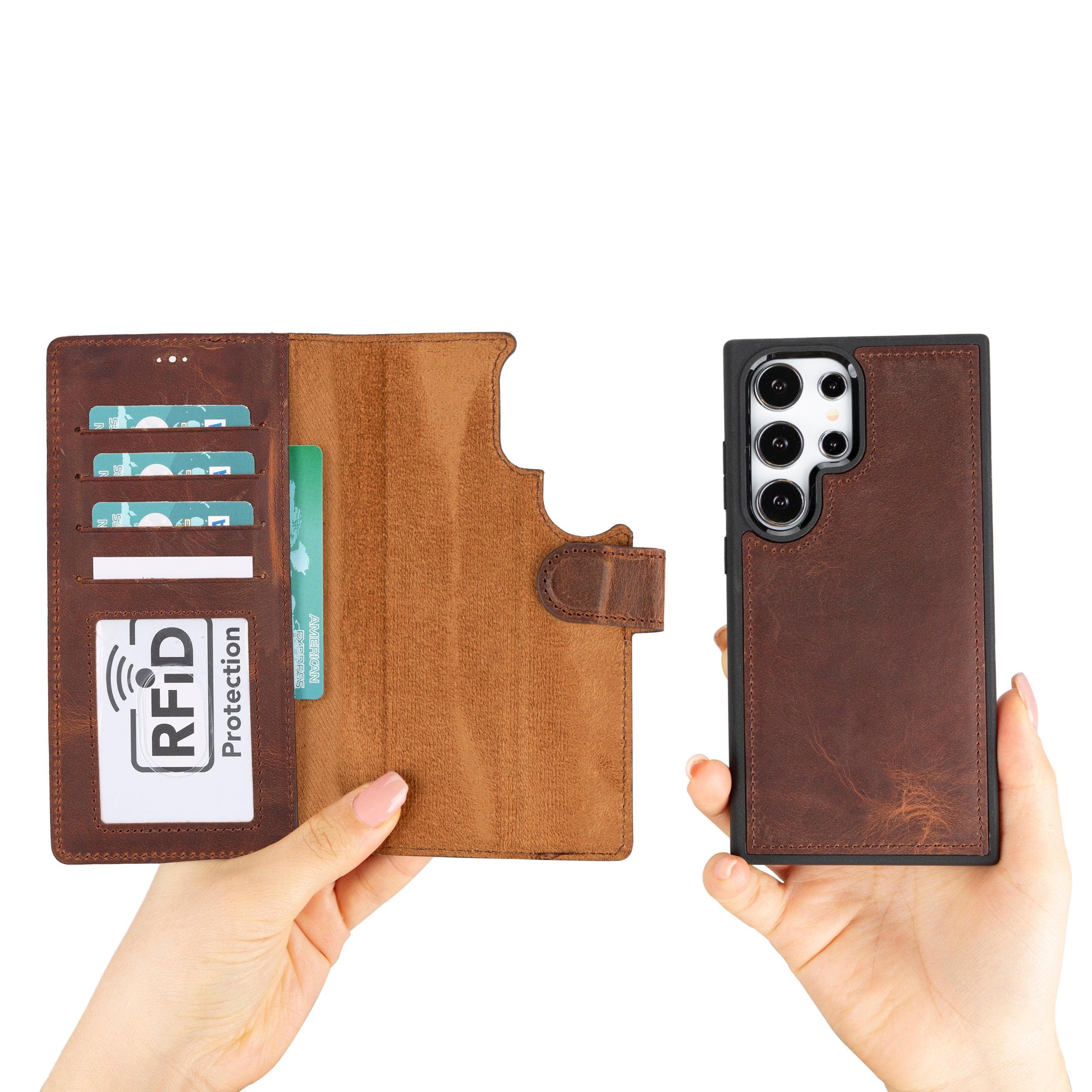 Magic Samsung Galaxy S25 Ultra Leather Detachable Wallet Case Bouletta