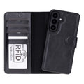 Magic Samsung Galaxy S26 Detachable Leather Wallet Case Black Bouletta