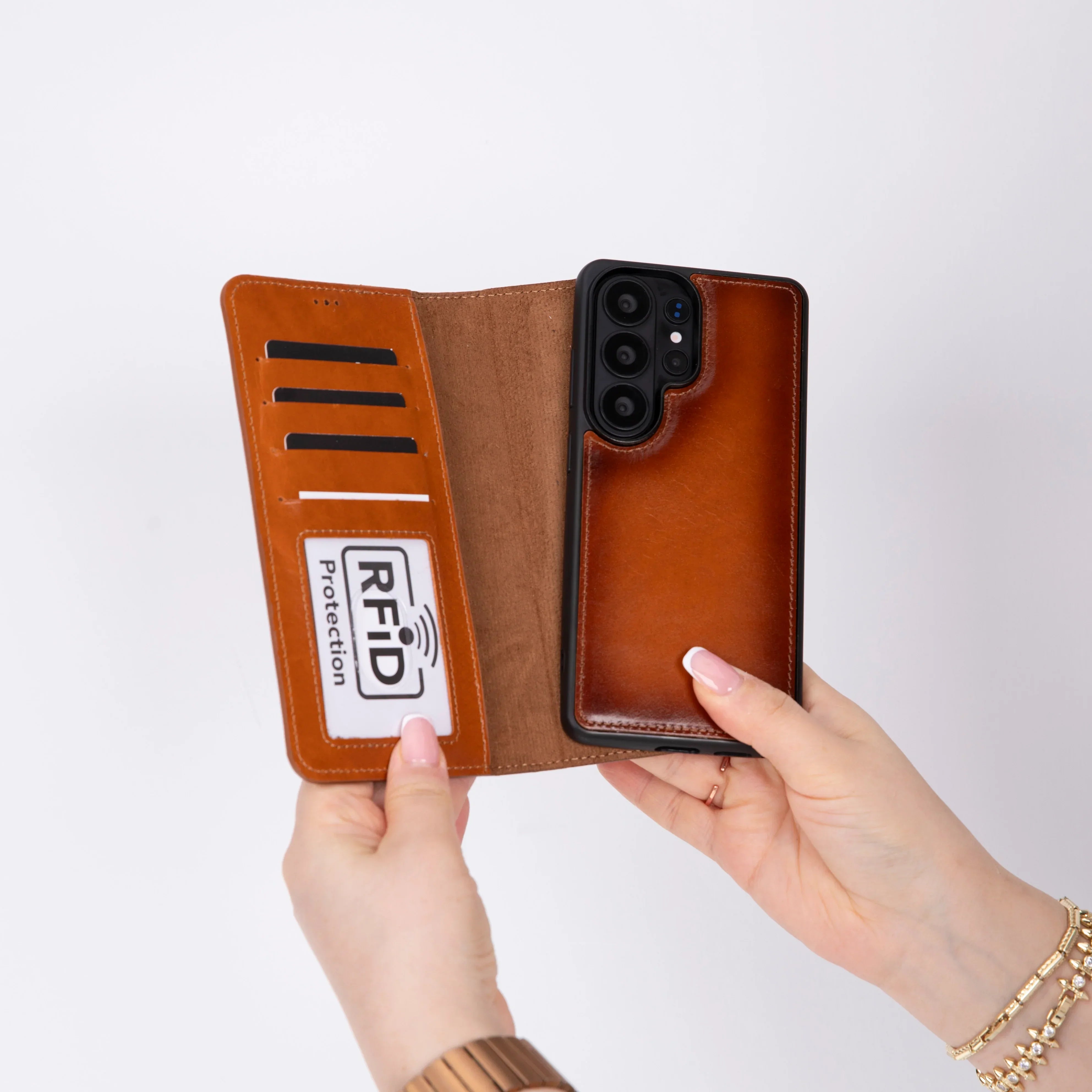 Magic Samsung Galaxy S26 Ultra Detachable Leather Wallet Case Bouletta