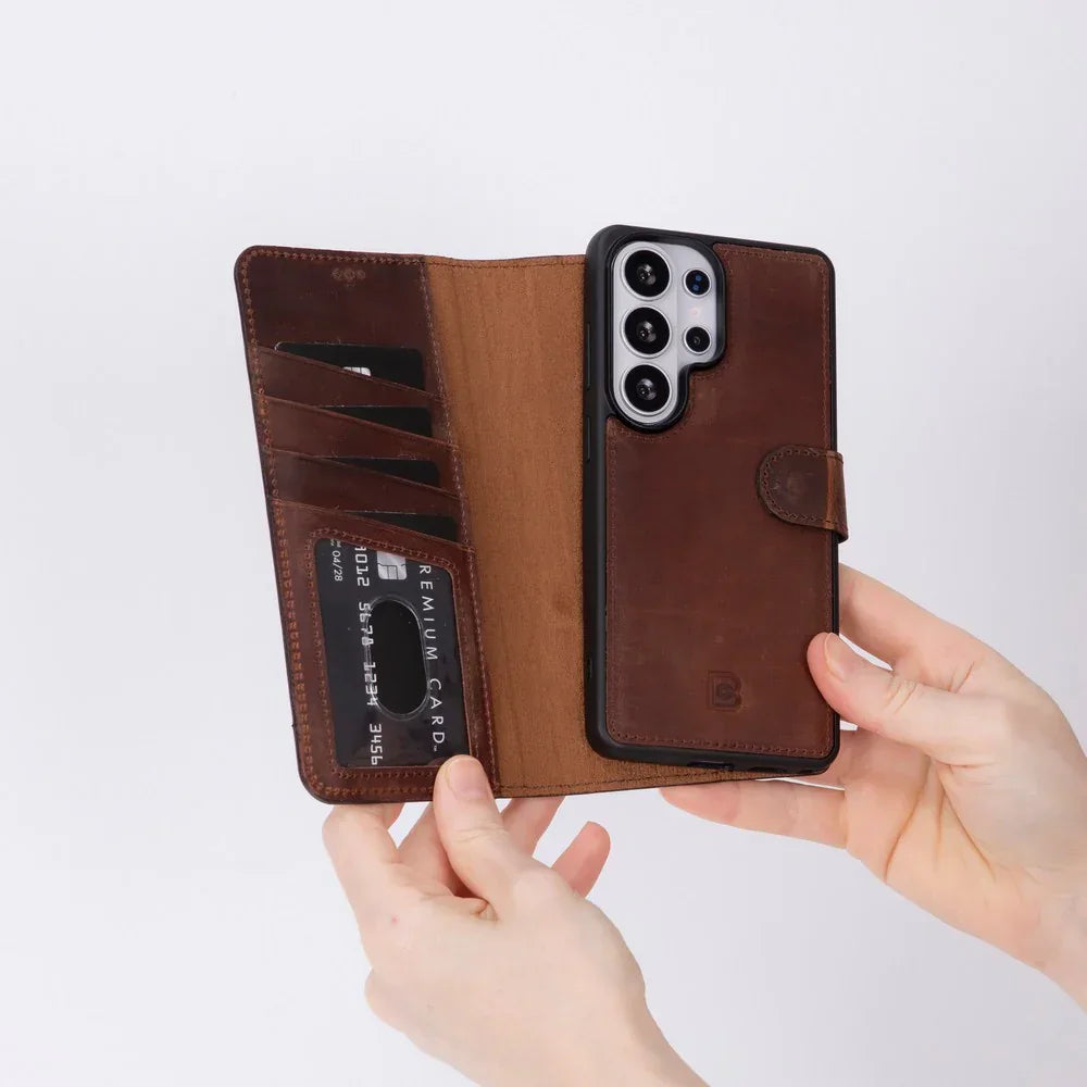 Magic Samsung Galaxy S26 Ultra Leather Detachable Wallet Case Bouletta