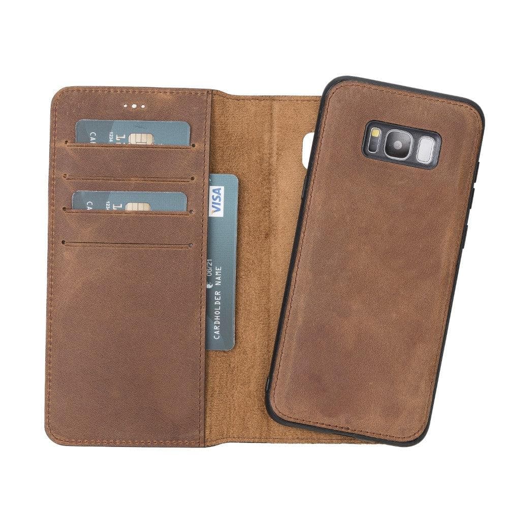 Magic Samsung  Series Detachable Genuine Leather Wallet Case - MW Bouletta