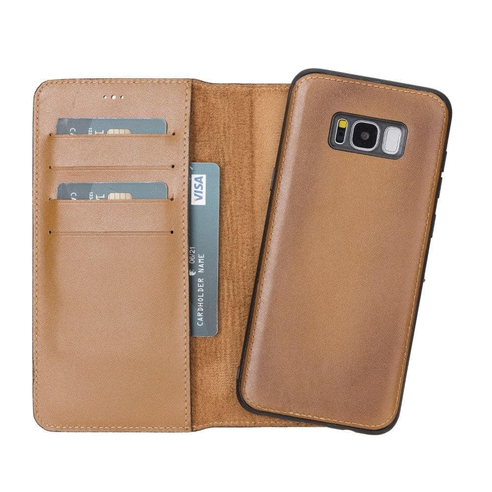 Magic Samsung  Series Detachable Genuine Leather Wallet Case - MW Bouletta