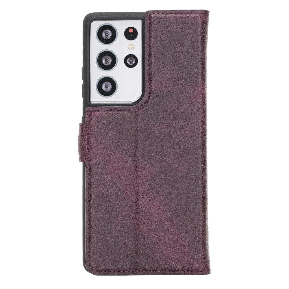 Magic Samsung  Series Detachable Genuine Leather Wallet Case - MW Bouletta