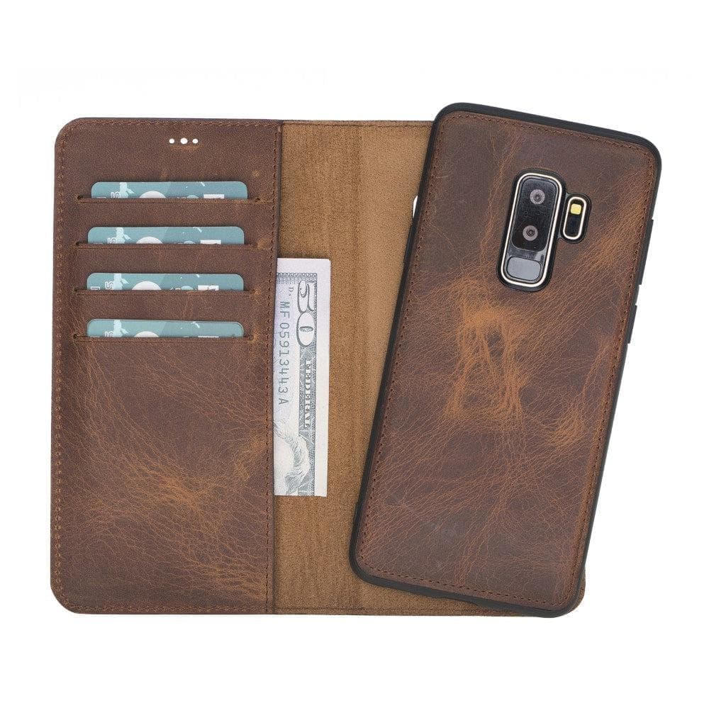 Magic Samsung  Series Detachable Genuine Leather Wallet Case - MW Bouletta