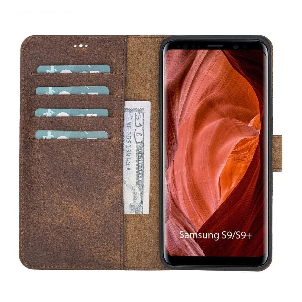 Magic Samsung  Series Detachable Genuine Leather Wallet Case - MW Bouletta