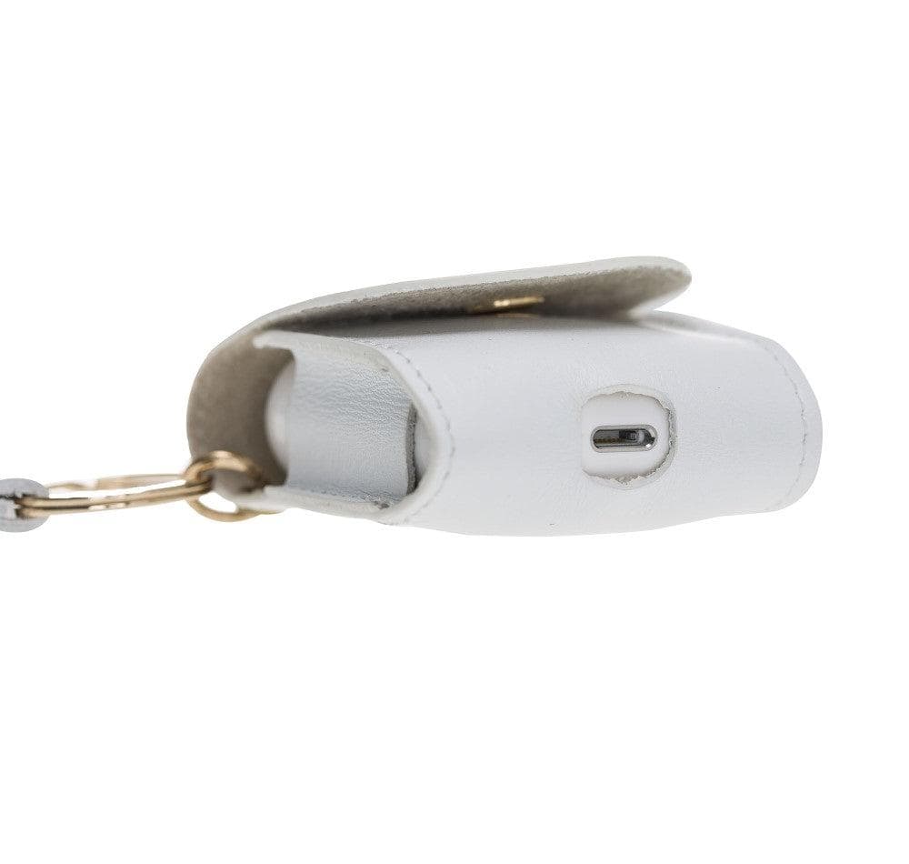 Mai Snap AirPods 3 and AirPods Pro Leather Case with Hook - Airpods 1/2 / Antic Tan ANTIC MOCCA Bouletta