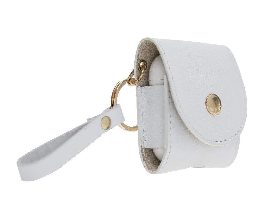 Mai Snap AirPods 3 and AirPods Pro Leather Case with Hook - Airpods 1/2 / Antic Tan ANTIC MOCCA Bouletta