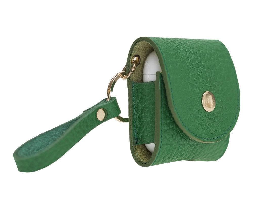 Mai Snap AirPods 3 and AirPods Pro Leather Case with Hook - Airpods 1/2 / Antic Tan ANTIC MOCCA Bouletta