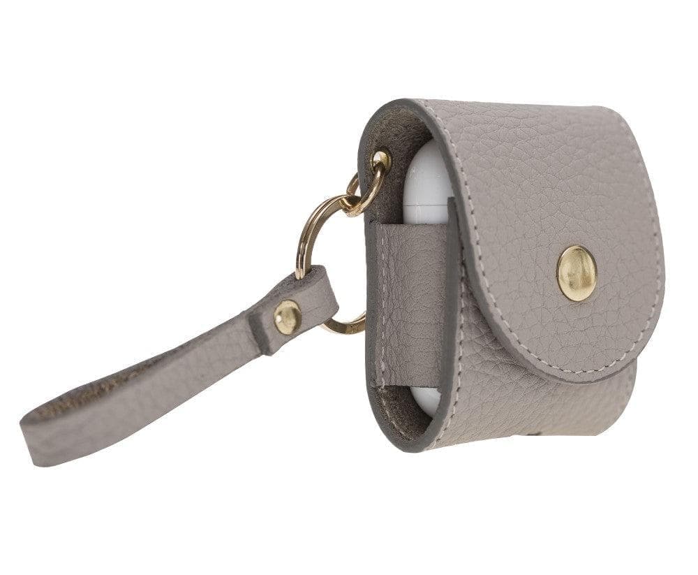 Mai Snap AirPods 3 and AirPods Pro Leather Case with Hook - Airpods 1/2 / Antic Tan ANTIC MOCCA Bouletta