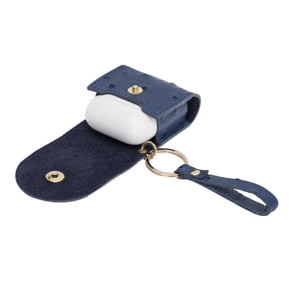 Mai Snap AirPods 3 and AirPods Pro Leather Case with Hook - Airpods 1/2 / Antic Tan ANTIC MOCCA Bouletta