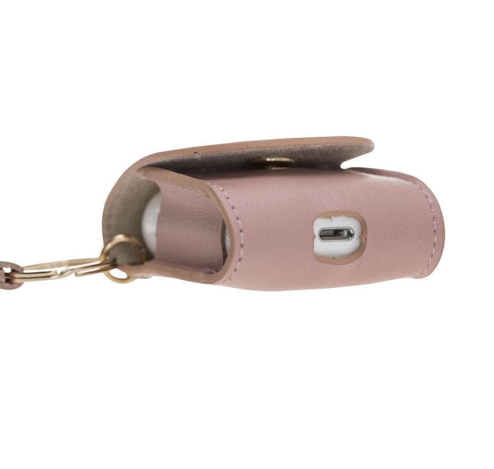 Mai Snap AirPods 3 and AirPods Pro Leather Case with Hook - Airpods 1/2 / White F3 Bouletta