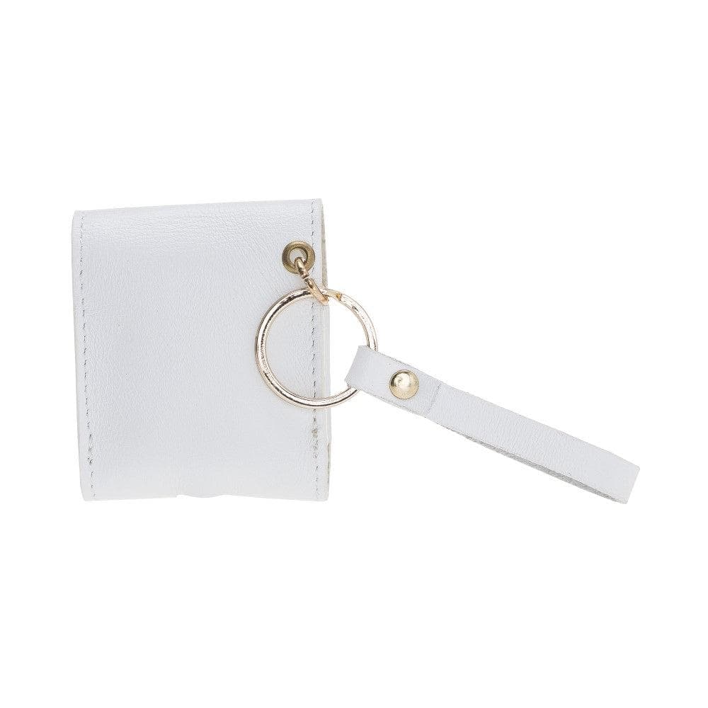 Mai Snap AirPods 3 and AirPods Pro Leather Case with Hook - Airpods 1/2 / White F3 Bouletta