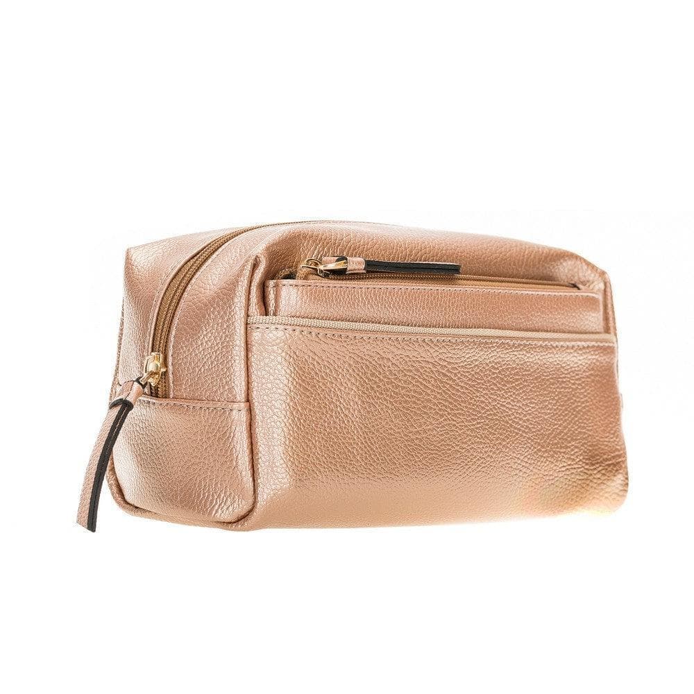 Marc PU Leather Dopp Kit Shiny Powder Bouletta