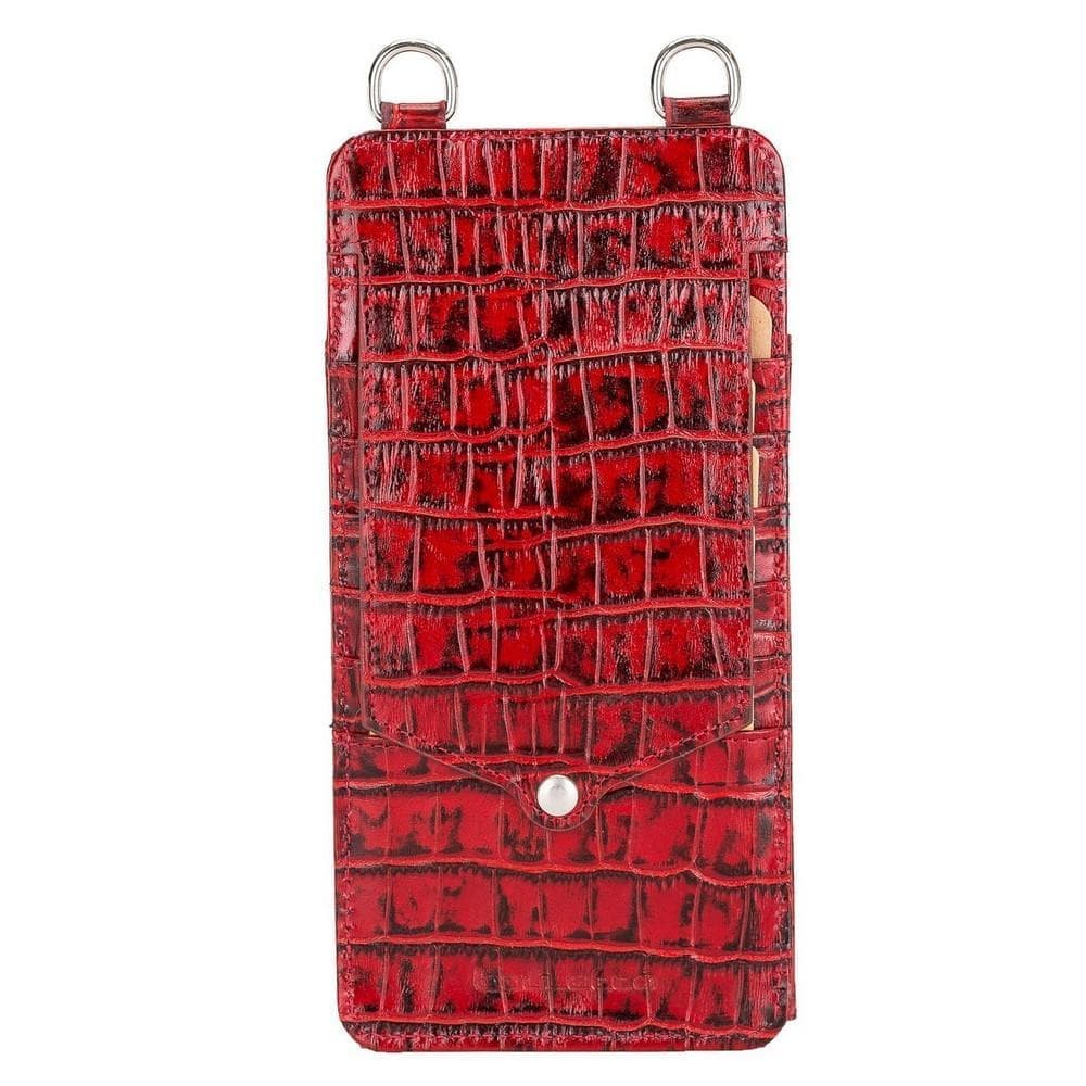 Marlo Leather Universal Phone Case Red Bouletta