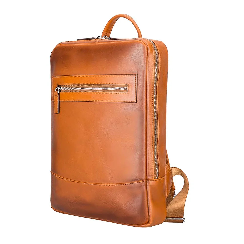 Marlow Leather Backpack Tan Bouletta