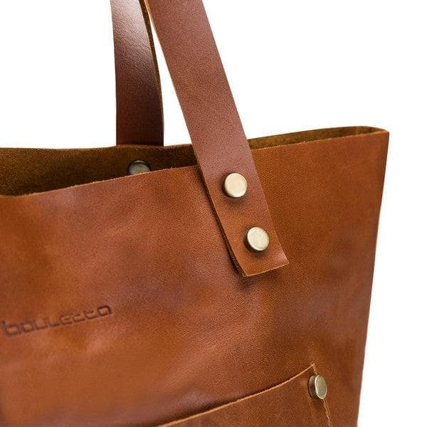 Moon Geniune Leather Women Tote Bag Bouletta