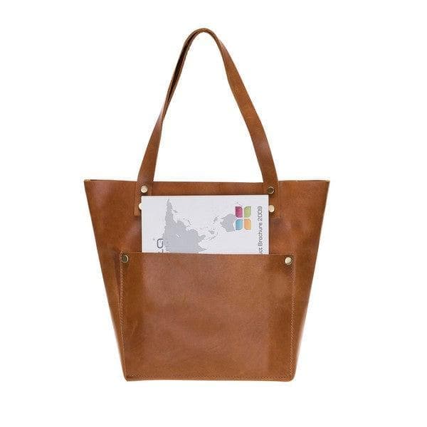 Moon Geniune Leather Women Tote Bag Bouletta