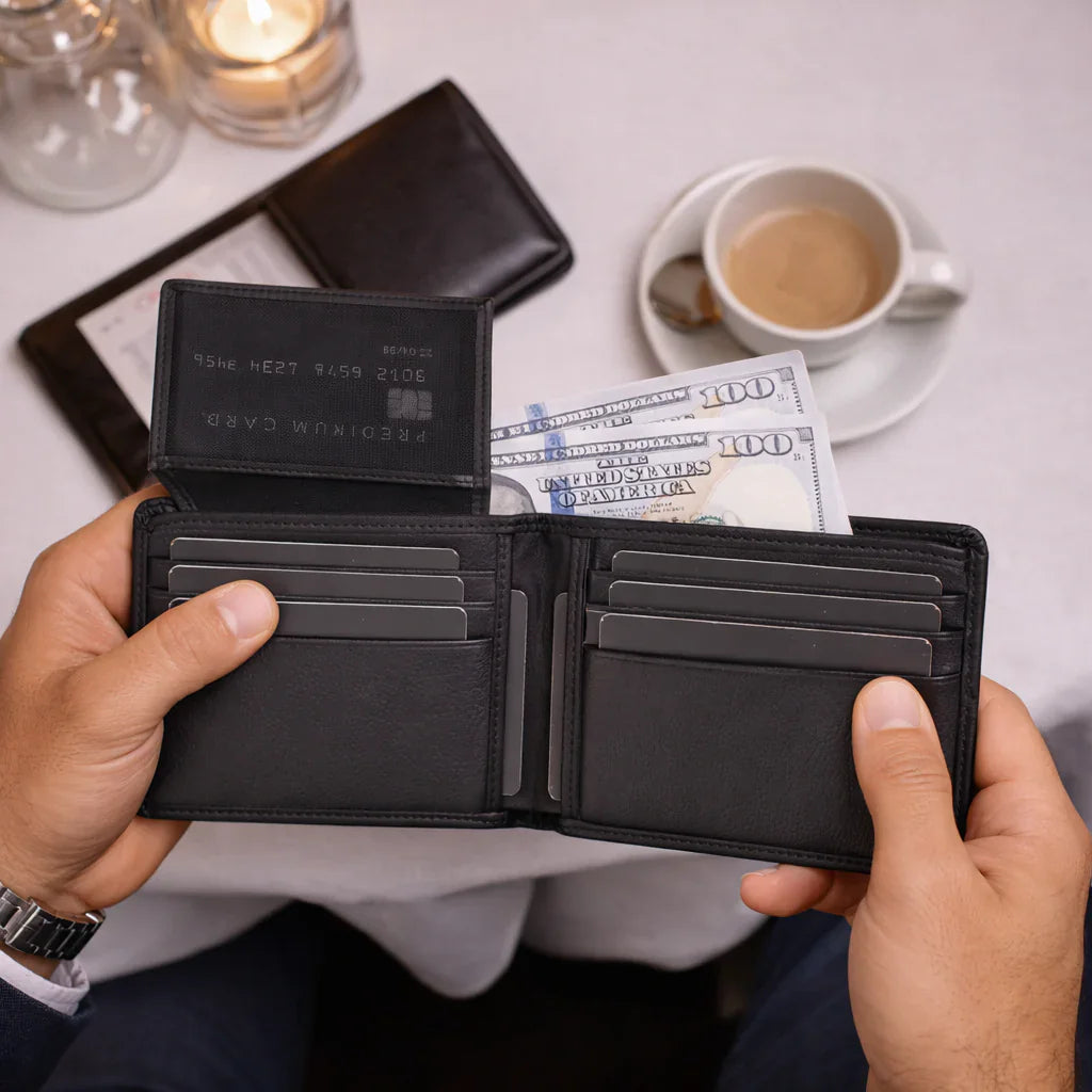 Moro Leather Men's Wallet Arsiy Bouletta