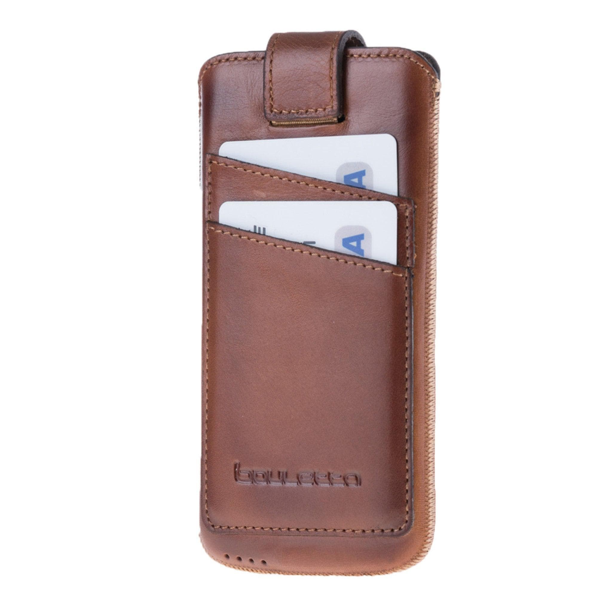 Multicase Samsung Galaxy Series Leather Case with Card Holders | Galaxy S25 Series, S24 Series Tan Bouletta