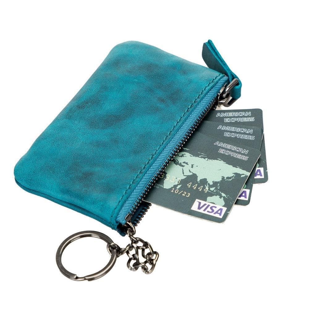 Multima Genuine Leather Wallet Blue Bouletta