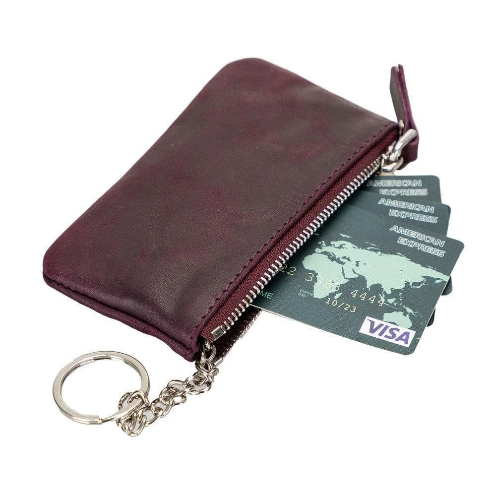 Multima Genuine Leather Wallet Antic Purple Bouletta