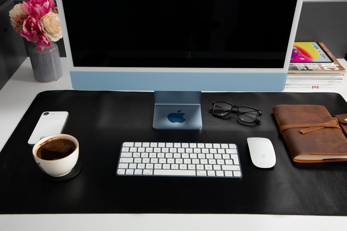 Natty Leather Natural Desk Mat (96 cm x 28 cm) Bouletta