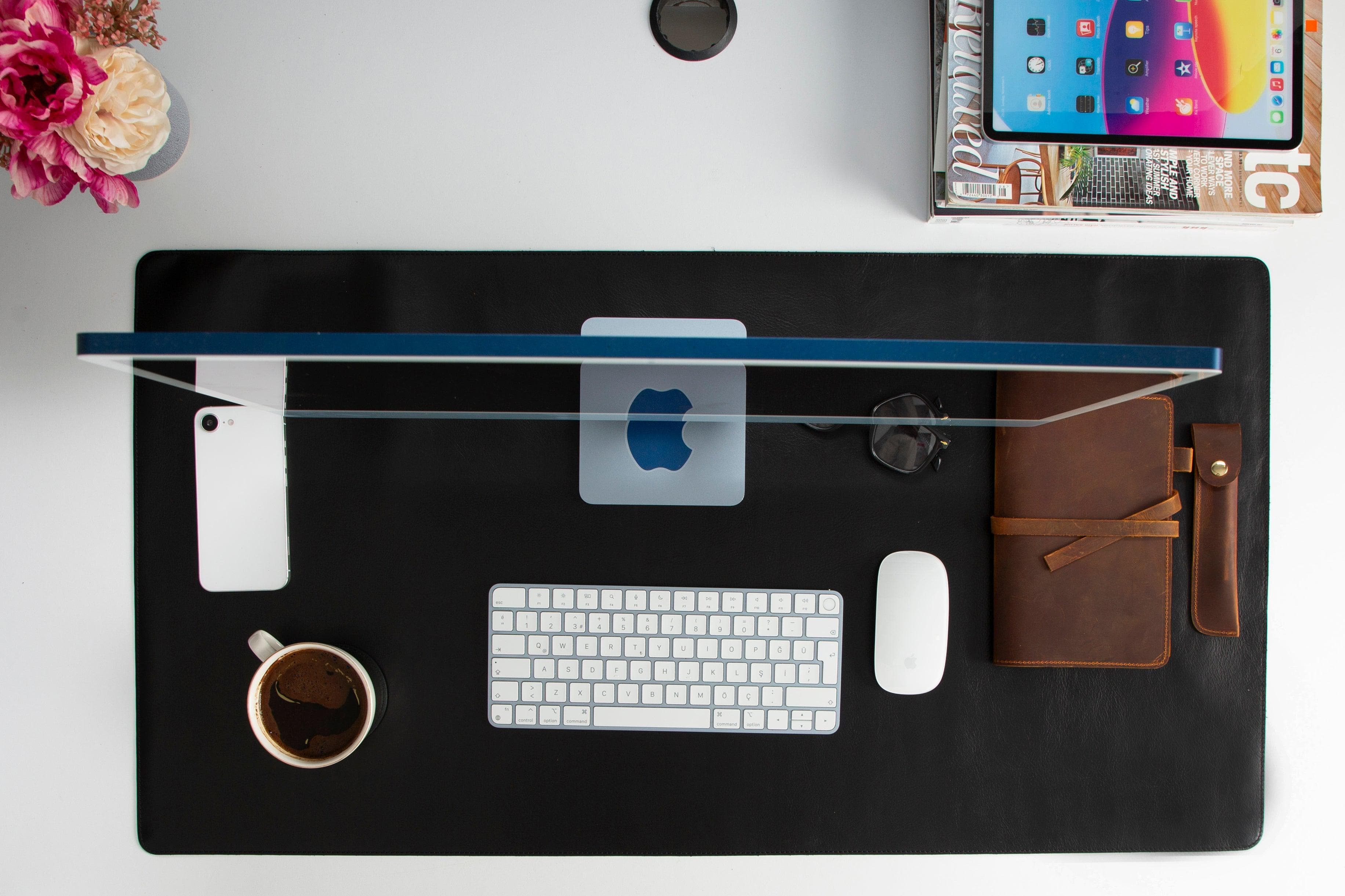 Natty Leather Natural Desk Mat (96 cm x 28 cm) Bouletta