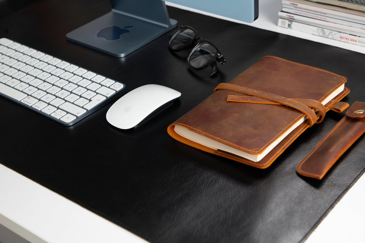 Natty Leather Natural Desk Mat (96 cm x 28 cm) Bouletta