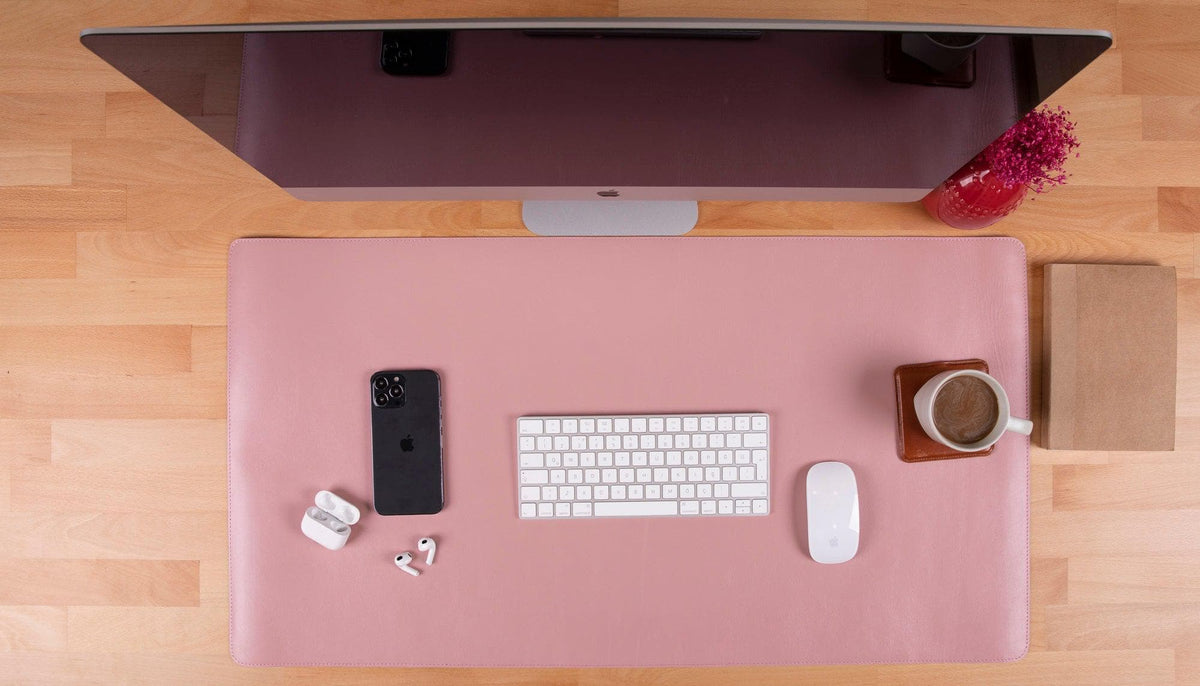 Natty Leather Natural Desk Mat (96 cm x 28 cm) Bouletta