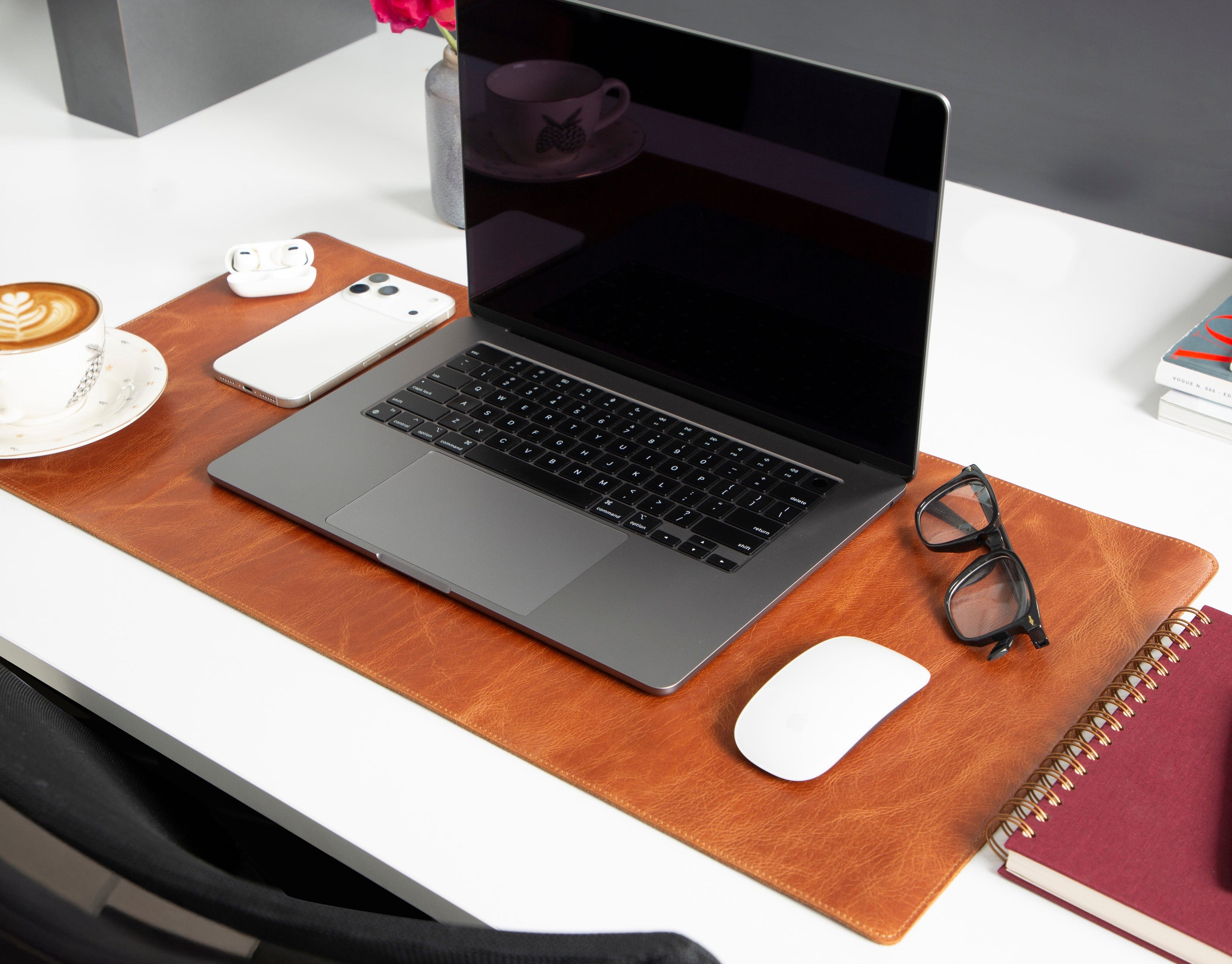 Natural Leather Desk Mat Small Bouletta