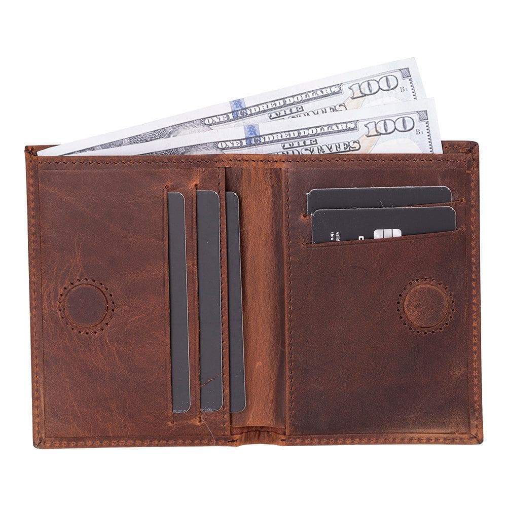Nigra Leather Men's Wallet Saddle Brown Bouletta