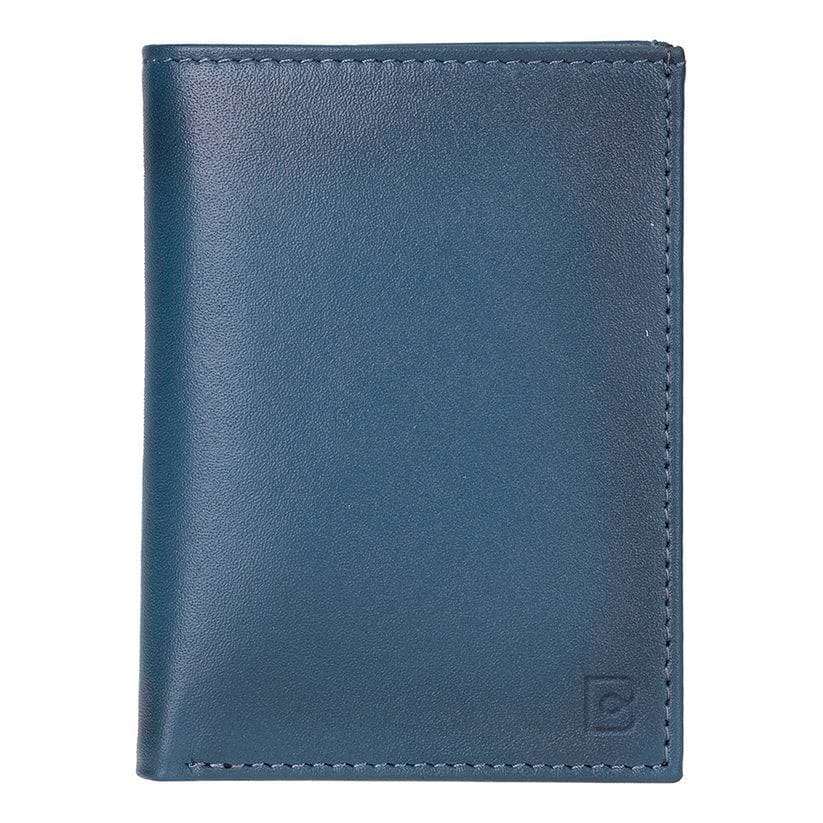 Nigra Leather Men's Wallet Blue Bouletta