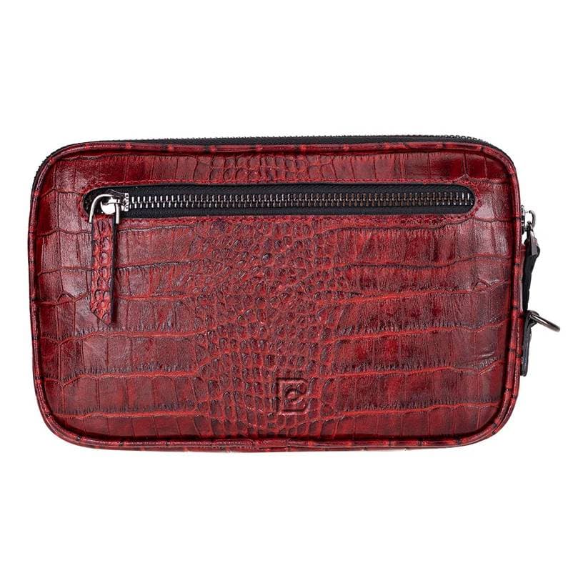 Noma Leather Clutch Bag Crocodile Verdant Bouletta