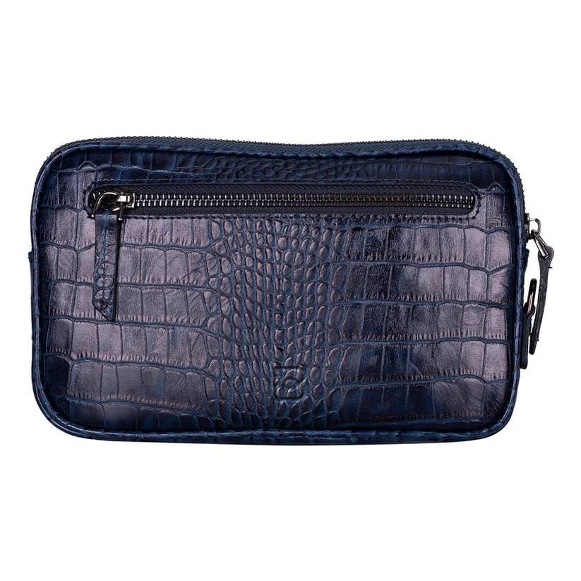 Noma Leather Clutch Bag Crocodile Sizzle Bouletta